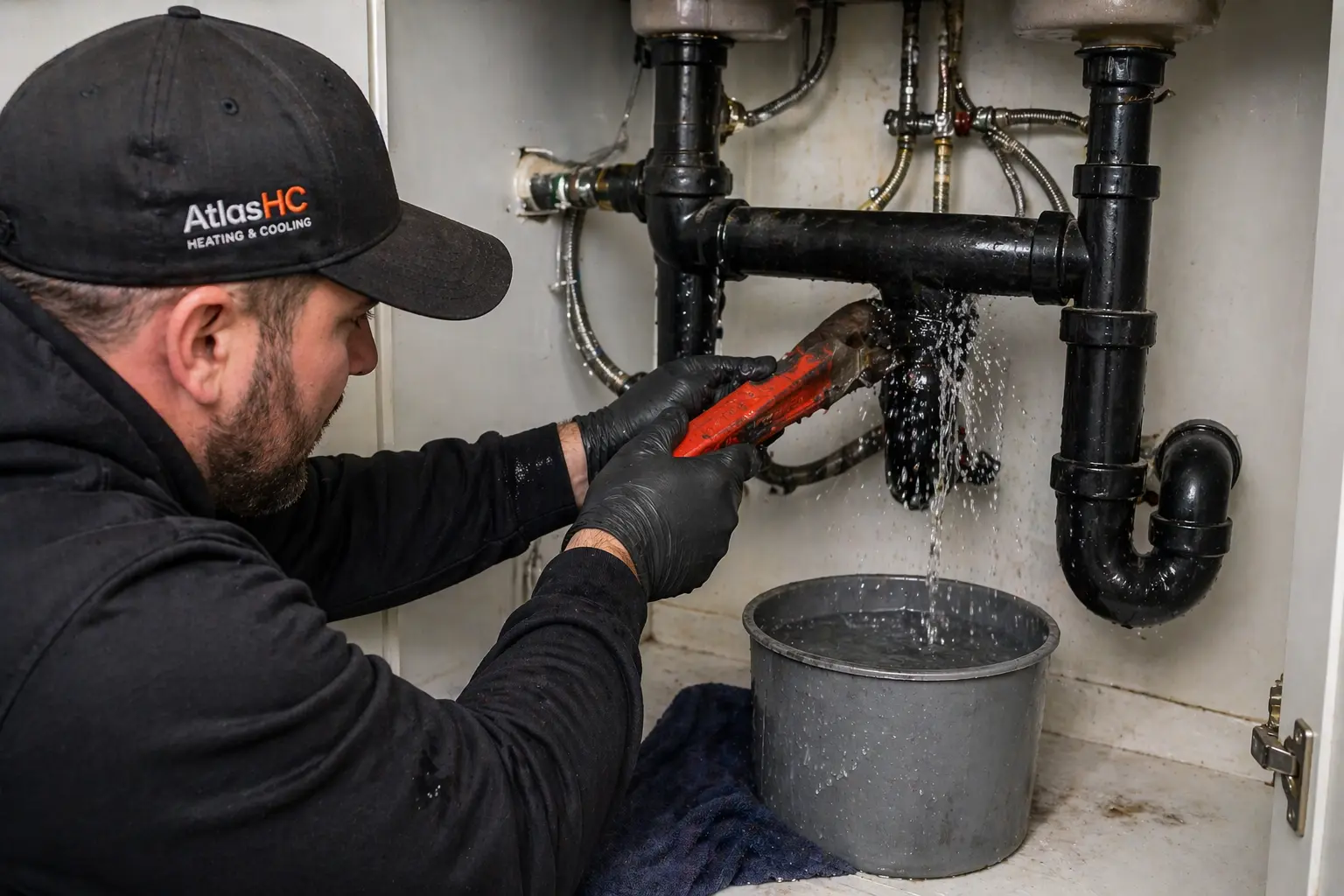 Emergency plumbing leak Stonebridge Saskatoon